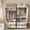 White (AB box), variant on Heavy Duty Wooden Armoire Wardrobe Closet – 72" Tall Storage Cabinet with 2 Drawers, Hanging Rod, Adjustable Shelves, Bedroom Organizer with Doors, Rustic Walnut Brown (Brown, AB box)
