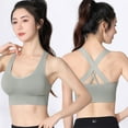 thumbnail image 3 of yillto Seamless Sports Bras for Women Workout Tops Cropped Tank Top Comfort Padded Supportive Yoga Bra, 3 of 4