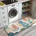 thumbnail image 3 of Beige Pioneer Flower and Leaf Pattern Kitchen Rug Mat,Kitchen Runner Rugs Non Skid Washable,Decorative Kitchen Floor Mats for Kitchen,Sink,Laundry,17"x47.2", 3 of 7