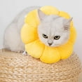 thumbnail image 6 of Walbest Cat Cone Collar Soft, Cat Cones to Stop Licking, Cat Recovery Collar, Cat Cones After Surgery for Kittens, Yellow, L, 6 of 7