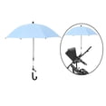 thumbnail image 4 of Sombrilla de protección solar para cochecito de bebé, abrazadera Sombrilla de playa a prueba de herrumbre portátil Sombrilla para sillas de , 85cm Azul yotijar Sombrilla para cochecito de bebé, 4 of 7