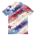 thumbnail image 4 of Men's USA 250th Anniversary Patriotic Stars Polo Shirt American Flag Style Casual Short Sleeve America 250 Merchandise, 4 of 6