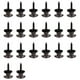thumbnail image 1 of 20 Piezas Lana Cobre Guitarra Correa Bloqueo Clavijas de Bloqueo Pasadores Botón Final de Forma de para Acústica Clásica Bajo Eléctrico Ukelele Negro, 1 of 3