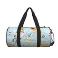 thumbnail image 2 of KLL Cute Gnome Bee Collects Honey Duffle Bag For Men Women Sport Gym Fitness Tote Travel Training Workout Basketball Football Weekender, 2 of 8