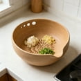thumbnail image 4 of Birdeem Handmade Ceramic Garlic Grater and Herb Bowl,2-In-1 Kitchen Tool with Built-In Grating Surface for Fresh Garlic and Herbs,Easy To Clean and Store, 4 of 6