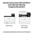 thumbnail image 4 of Canon Genuine 069 Black Toner Cartridge Compatible with MF753Cdw,MF751Cdw,LBP674Cdw,(Pack of 2), 4 of 6