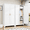 39.37'W-White, variant on ERO 70.9"H Steel Armoire and Wardrobe Storage Closet with Hanging Rod and Adjustable Shelves