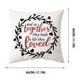 thumbnail image 2 of Couch Pillow Covers Hwkond Valentine's Day PillowCovers 18x18 Inch Peach-Skin-Like Cloth PillowCase Valentine's Day Decor For Sofa Couch,Up to 25% Off, 2 of 4