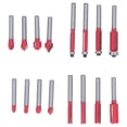 thumbnail image 1 of Juego de 16 brocas para fresadora, herramientas de carpintería para bricolaje, para fresadora eléctrica, máquina de grabado y recorte., 1 of 14
