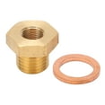 thumbnail image 3 of Pressure Gauge Sender Adaptor, Polished Temp Gauge Sender Adapter Durable High Strength  For Upgrade, 3 of 8