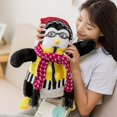 thumbnail image 3 of Hugsy Peluche Pingouin de la Part des Amis, 3 of 5