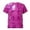 Hot Pink, variant on Boys Graphic Square Sequins Checkered Shiny Short Sleeve T-Shirt, Casual Sports Performance Top for Kids Youth 2-19 Years