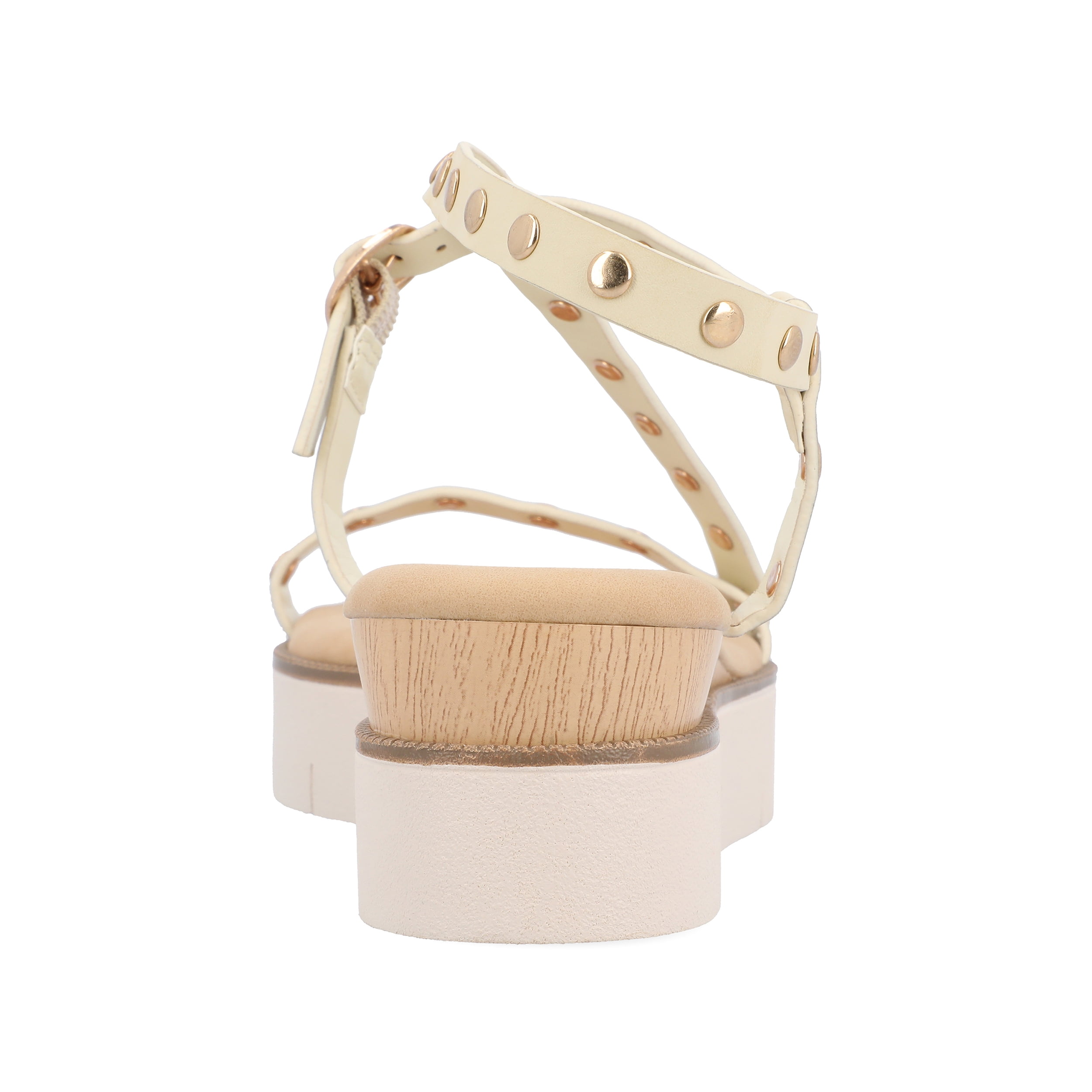 Journee Womens Lindsay Buckle Platform Sandals