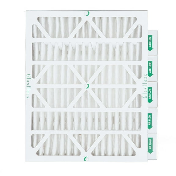 20x25x4 MERV 13 ( MPR 2200 ) AC Furnace 4" Inch Air Filters by Glasfloss Industries. 6 Pack. Actual Size: 19-1/2" x 24-1/2" x 3-3/4"