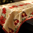 thumbnail image 4 of 2026 Christmas Indoor Home Decor Christmas Tablecloth Decor Waterproof Washable Xmas Holiday Table Cover Festive Printed Rectangle Table Cloth For Dining Table Kitchen Party Indoor Outdoor, 4 of 6