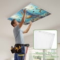 thumbnail image 4 of Ocean Turtle Magnetic Fluorescent Light Covers for Ceiling Lights 2x4Ft, Summer Beach Underwater Coral Fish Sea Office Classroom Kitchen Drop Ceiling Light Covers Lighting Filters Shade Panel 2 Packs, 4 of 9