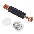 thumbnail image 2 of Rueda excéntrica, 100 juegos Conector de hardware excéntrico 3 en 1 Accesorios para muebles Funcionalidad versátil, 2 of 11