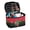 Floral Music Pattern, variant on HELLHERO Black and White Crack Pattern Large Capacity Travel Make Up Organizer Bag Men and Women Beauty Brush Holder with Slip-in Pockets Portable
