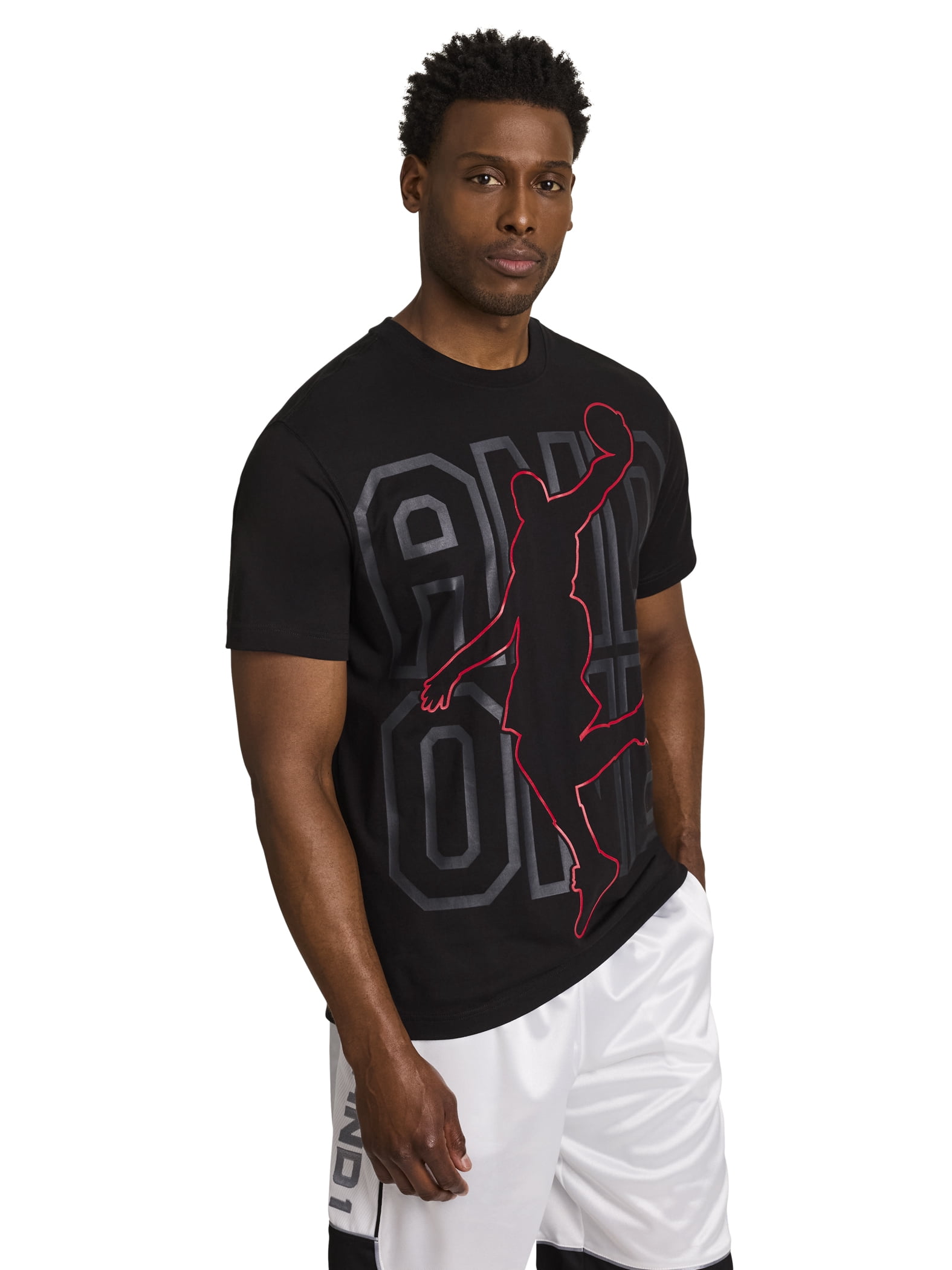 AND1 Men's and Big Men's Graphic T-Shirt, up to Size 5XL