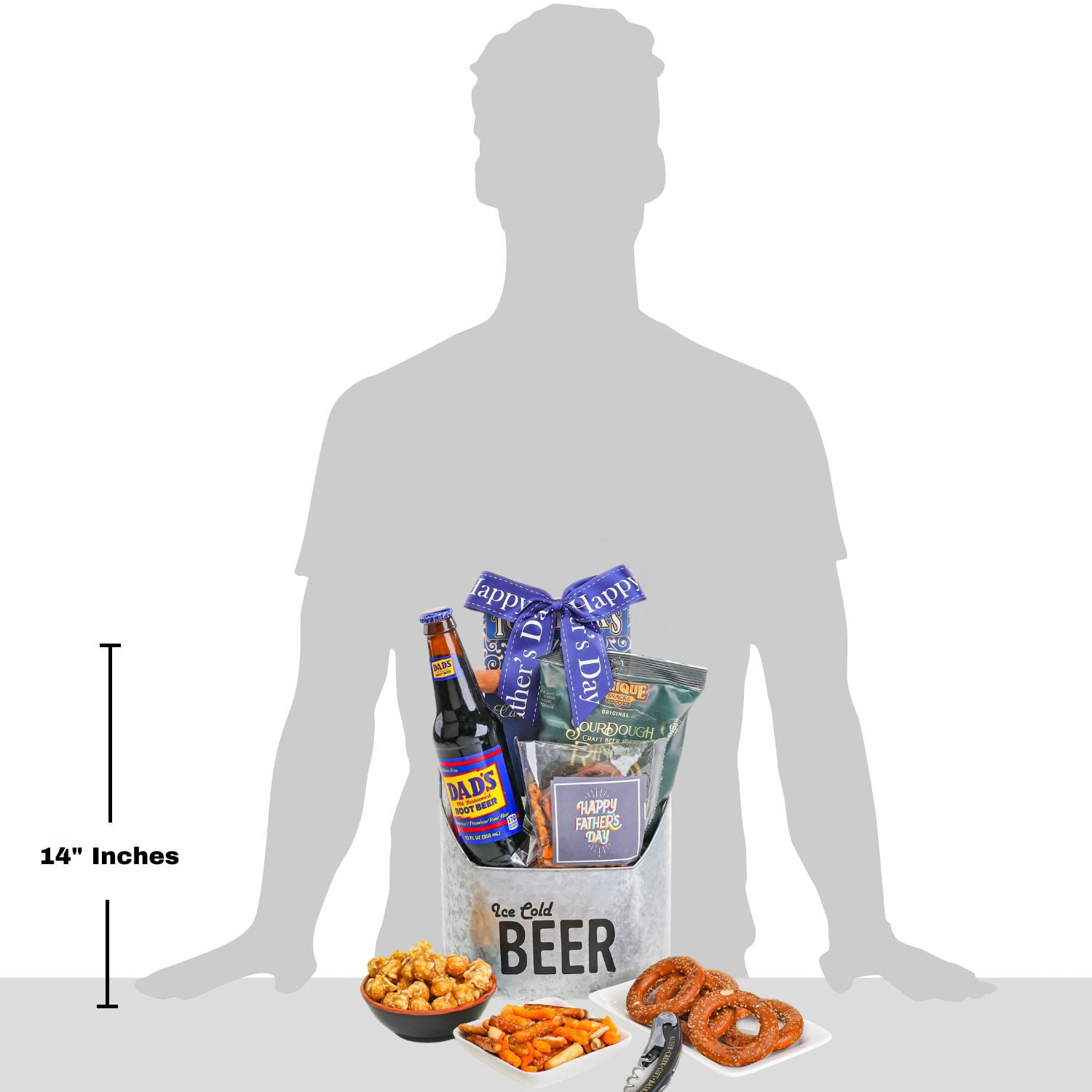 Alder Creek Gift Baskets Sippin’ Summer Snack Gift Basket (5 Items)