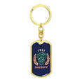 thumbnail image 4 of Police True Sheriff Stainless Steel or 18k Gold Premium Swivel Dog Tag Keychain, 4 of 10