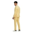 thumbnail image 3 of Tazzio Skinny Fit Shawl Lapel 2 Piece Spring Suit Set Includes Bowtie, 3 of 3