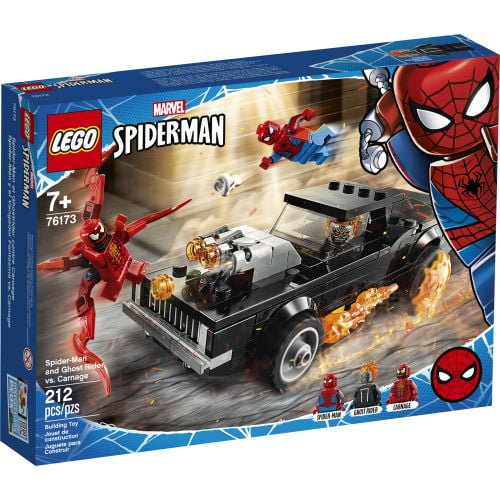 LEGO Marvel Spider-Man: Spider-Man and Ghost Rider vs. Carnage 76173  Collectible Building Toy for Kids, New 2021 (212 Pieces) | Walmart Canada