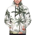 thumbnail image 5 of Bingfone Flamingo Palm Trees Men'S Drawstring Hoodie Long Sleeve Pocket Sweatshirts-Xx-Large, 5 of 9