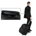 thumbnail image 5 of Sac à Dos Roulant, Matein Imperméable Sac à Dos à Roulettes pour Ordinateur Portable de Collège pour Voyage, Bagage à Main Trolley Valise Compacte Sac d'Affaires Sac d'Ordinateur Étudiant pour Hommes Femmes Adapté à un Ordinateur Portable de 15,6 Pouces, Noir, 5 of 5