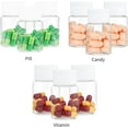 thumbnail image 5 of Happon 10 PCS Plastic Pill Bottles, 30ml Empty Plastic Bottles Portable Refillable Bottles Reusable Travel Bottles Small Clear Pill Containers with Lids for Liquid Solid Powder Dispense, 5 of 6