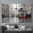 thumbnail image 3 of Landscape Art, Istanbul Landscape Canvas Art, Istiklal Street Poster, Winter Printed, View Printed, Red Tram Printed, Old Tram Artwork, Canvas Wall Decor - Gallery Wrapped, 3 of 9