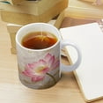 thumbnail image 5 of Cute Floral Mug - 11 OZ Lotus Flower Coffee Cup, Gift for Garden-Themed Decor, Perfect for Seasonal Coffee and Tea Enjoyment, 5 of 8