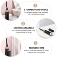 thumbnail image 3 of Soimiss Electronic Eyelash Curler Makeup Tool ABS Heating for Women Daily Use 1Pcs, 3 of 6