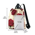 thumbnail image 3 of Roses Flowers Floral Travel Laptops Backpack for Women Anti-theft Casual Work Bag Daypack Lightweight Laptop Bag, 3 of 7