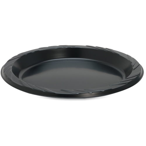 Black Plastic Plates
