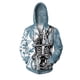 thumbnail image 4 of Ropa de otoño para hombre Sudadera con capucha para hombre Sudadera con capucha para hombre Sudadera con capucha con estampado de serie Skull Sudadera con capucha y cremallera Sudadera con capucha hol, 4 of 5