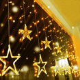thumbnail image 1 of Serie Navideña Cortina Luz Led Estrella Estrella, 1 of 4