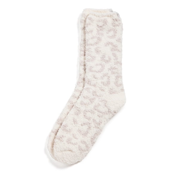 Medias Barefoot Dreams CozyChic para Mujer en Color Crema-Piedra Talla Única