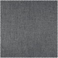 thumbnail image 5 of Modern Grey Thermal Room Darkening Woolen Weave Grommet Curtain (1 Panel), Modern Grey, 50W X 108L, 5 of 5