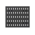 thumbnail image 2 of Plastic Storage Rack Plastic Pegboard Wall Mount Storage Rack with Drains Basket and Hooks for Kitchen Bathroom Garage Organizer(Black) Rkxzt, 2 of 7