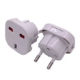 thumbnail image 5 of Waiimak Uk To Eu Euro Europe European Travel Adaptor Plug 2 In 1 Adapter, 5 of 5
