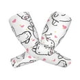 thumbnail image 2 of Balery Alpacas and Hearts Cooling Arm Sleeves for Men & Women – Breathable, Moisture-Wicking Arm Sleeves for Women, Men & Kids, 2 of 8