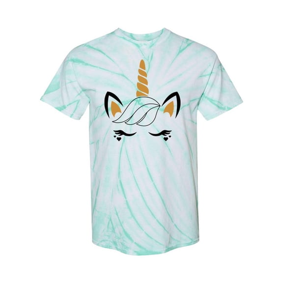 Unicorn With Eyes Closed Tie Dye Cyclone Men -SPIdeals Designs, Male Small