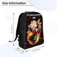 thumbnail image 4 of Anime Hero Academy Style Backpack for Adults, Water Repellent Oxford Bag with 15 Inch Laptop Sleeve, 4 of 6