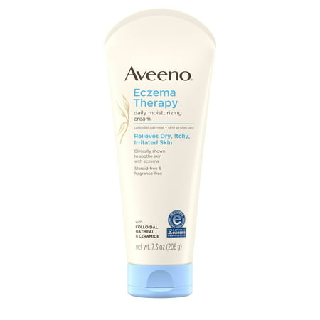 Aveeno Eczema Therapy Daily Moisturizing Cream with Oatmeal, 7.3 (Best Moisturizing Lotion For Eczema)