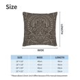 thumbnail image 2 of Floral Damask Throw Pillow Covers 16"X16" Set Of 2 Sofa Rustic Home Decor For Living Room Bedroom Bed Cushion Outdoor, 2 of 5