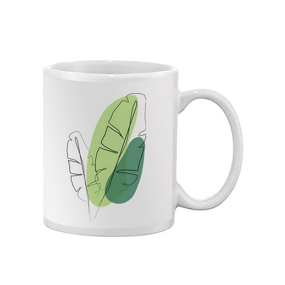 Palm Tree Leaves Modern Art Mug - Image by Shutterstock,