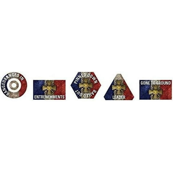 Flames of War The Great War French Token Set GTK04