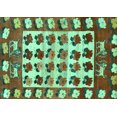 thumbnail image 1 of Ahgly Company Indoor Rectangle Persian Turquoise Blue Traditional Area Rugs, 2' x 3', 1 of 4