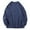 Navy, variant on BXINGOHAI Men's Cotton Sweatshirt Basic Solid Breathable Pullover Shirts Lightweight Crew Neck Long Sleeve Bottoming Sweatshirts Today Sales Blue,S